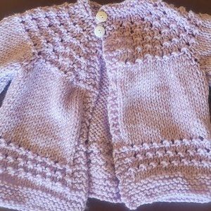 Easter,Handmade crocheted new baby sweater